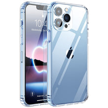 Lade das Bild in den Galerie-Viewer, Transparent Phone Case On For iPhone 12 11 13 Pro Max Lens Protection Silicone Case For iPhone 12 13 Mini XS XR Cases Back Cover
